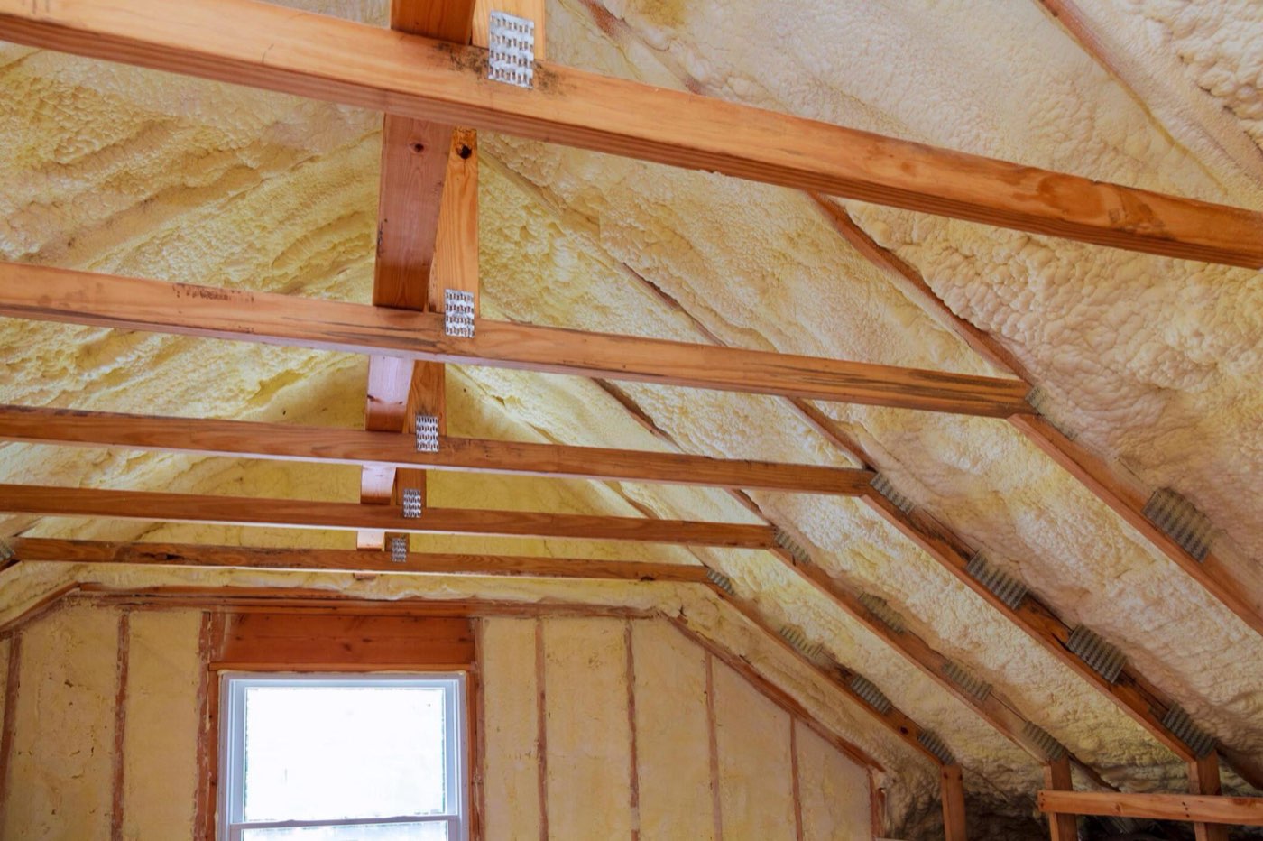 Attic insulation project in Central Florida
