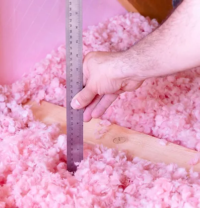 Blow-in insulation work in Central Florida